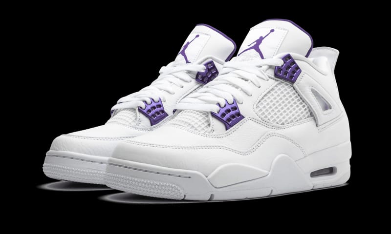 Nike Air Jordan 4 Retro White Purple
