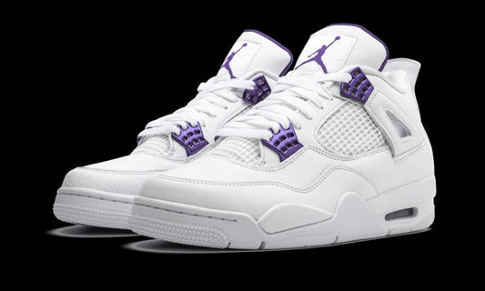 Nike Air Jordan 4 Retro White Purple